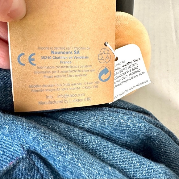 Vintage 1998 Kaloo Rabbit Denim Backpack - Picture 5 of 14